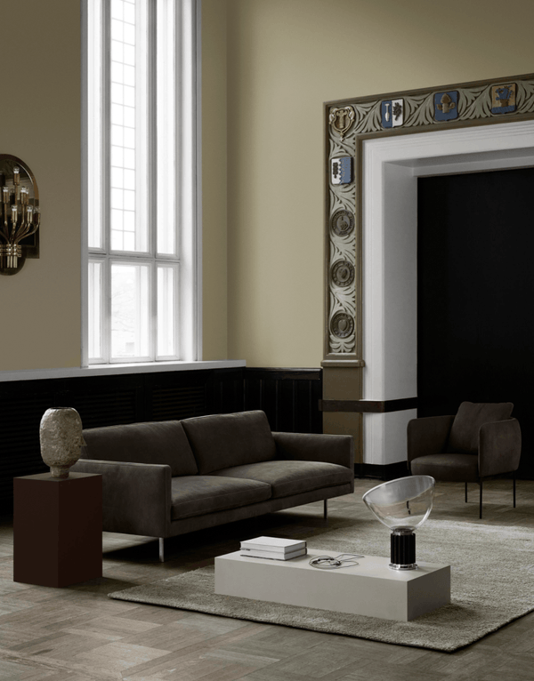 Basel 95 Sofa - 220 - Adea - Sofas - Kvadrat Harald 3 - 0212 - Aluminum - HORNE