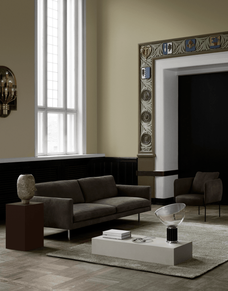 Basel 95 Sofa - 220 - Adea - Sofas - Kvadrat Harald 3 - 0212 - Aluminum - HORNE