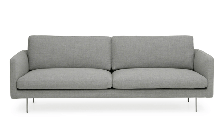 Basel 95 Sofa - 220 - Adea - Sofas - Kvadrat Harald 3 - 0212 - Aluminum - HORNE