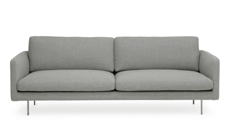 Basel 95 Sofa - 220 - Adea - Sofas - Kvadrat Harald 3 - 0212 - Aluminum - HORNE
