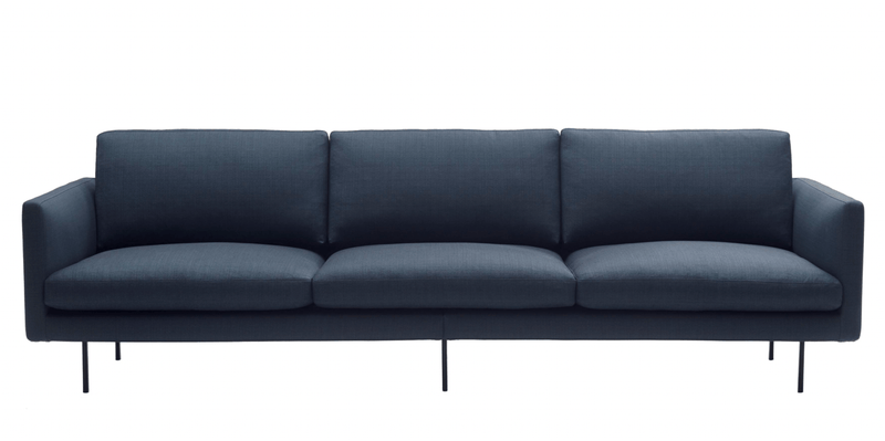 Basel 95 Sofa - 260 - Adea - Sofas - Kvadrat Harald 3 - 0212 - Black - HORNE