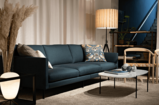 Basel 95 Sofa - 260 - Adea - Sofas - Kvadrat Harald 3 - 0212 - Black - HORNE