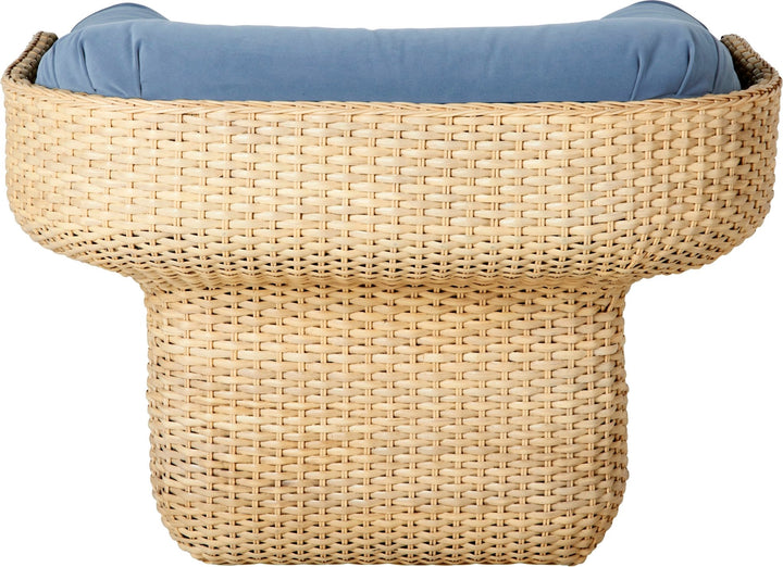 Basket Lounge Chair - Gubi - Chairs - Dedar Belsuede Special FR 133 - HORNE