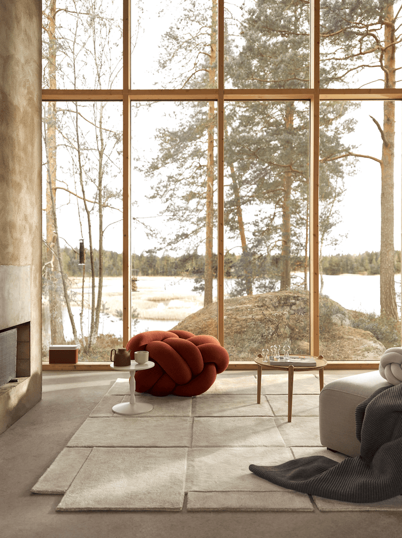 Basket Rug - Design House Stockholm - Rugs - Large - Beige - HORNE