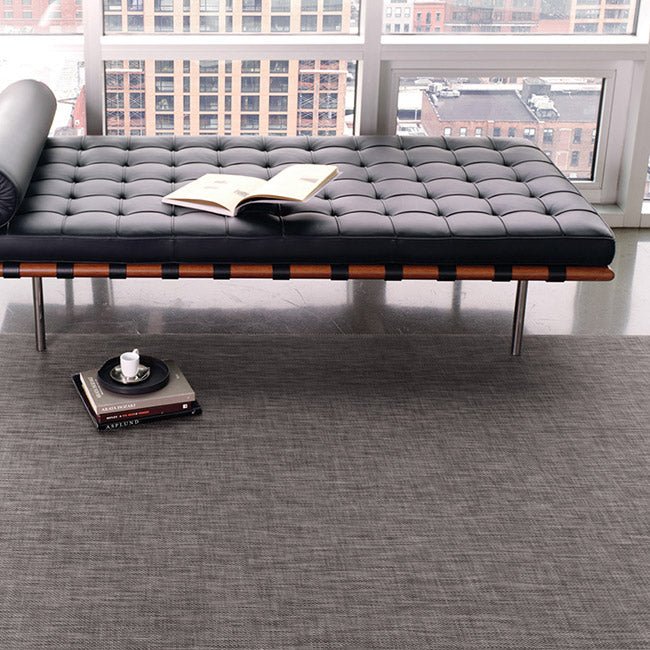 Basketweave Floor Mat - Chilewich - Rugs - Small - Carbon - HORNE