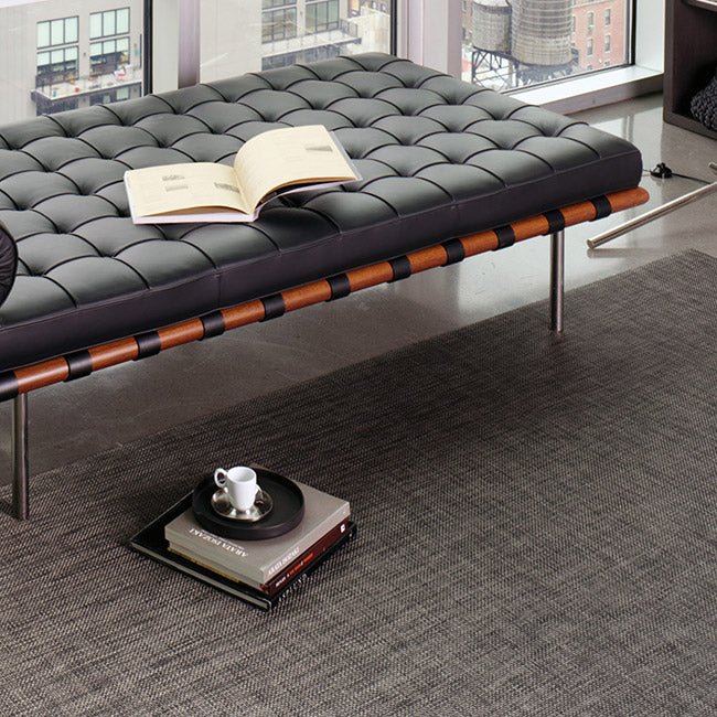 Basketweave Floor Mat - Chilewich - Rugs - Small - Carbon - HORNE