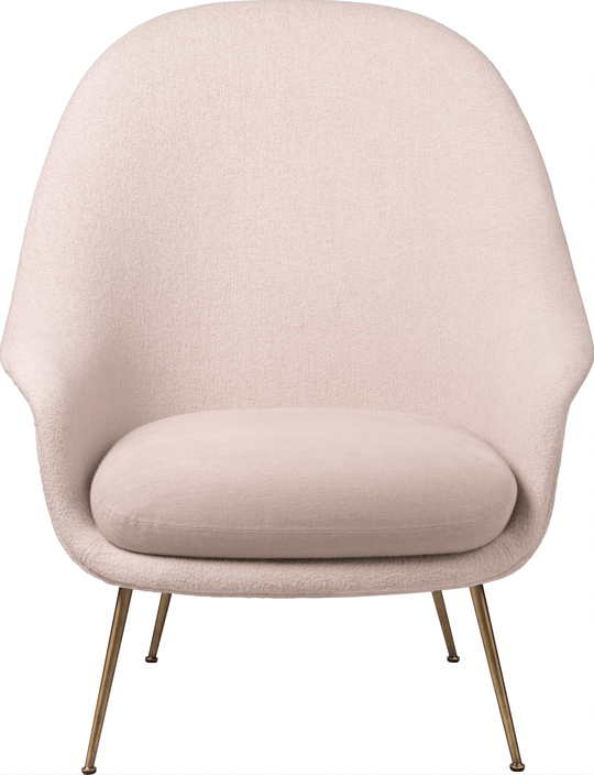 Bat Lounge Chair w/ High Back - Antique Brass - Gubi - Chairs - Canvas 2 - 0674 - HORNE