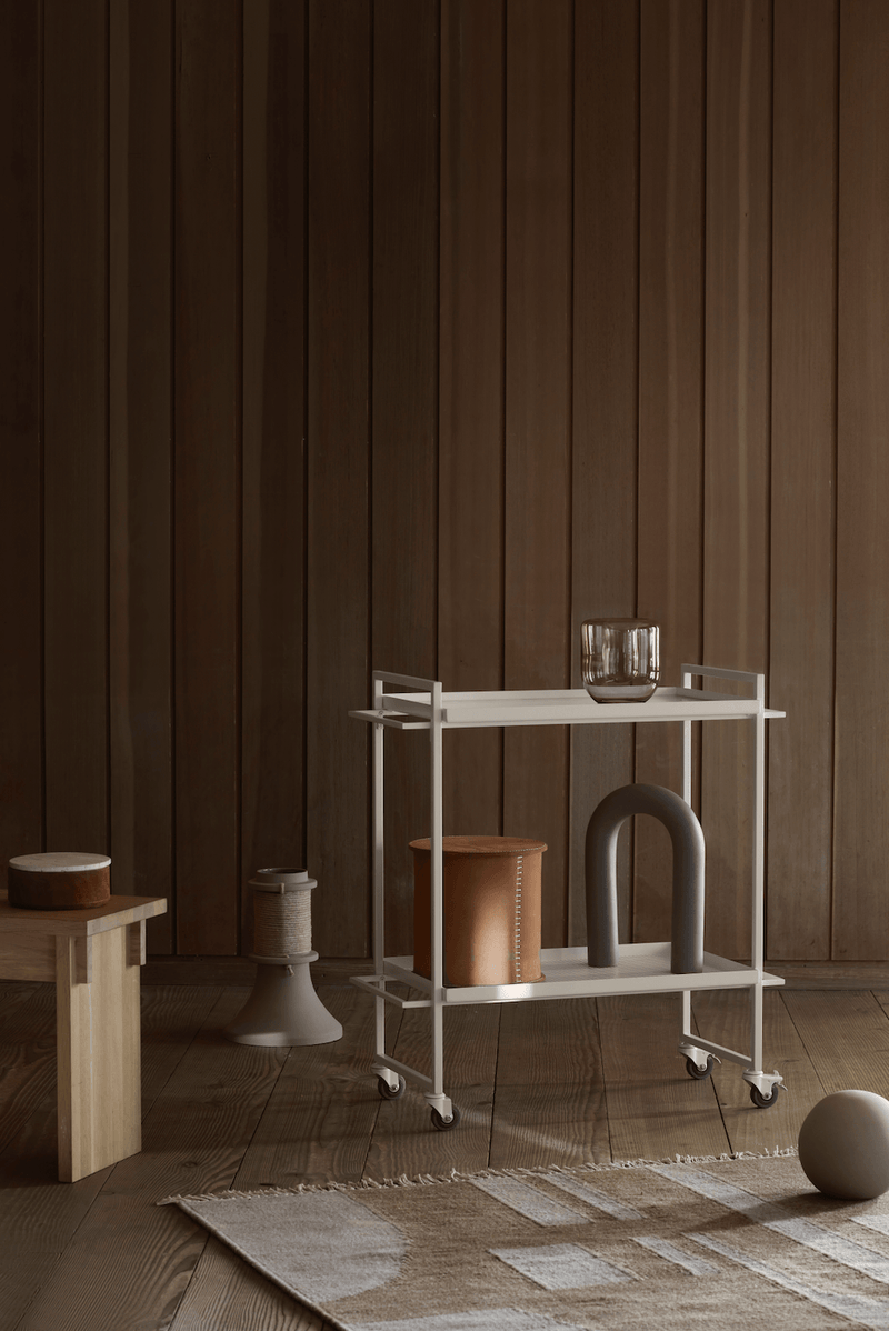 Bauhaus Trolley - Kristina Dam - Trolleys + Carts - Beige - HORNE