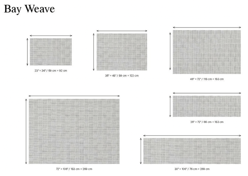 Bay Weave Floor Mat - Chilewich - Rugs - Small - Vanilla - HORNE