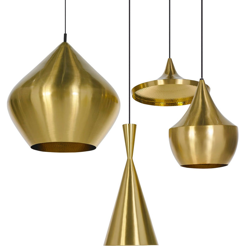 Beat Fat Pendant - Brass