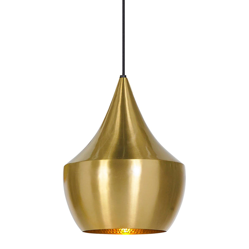 Beat Fat Pendant - Brass