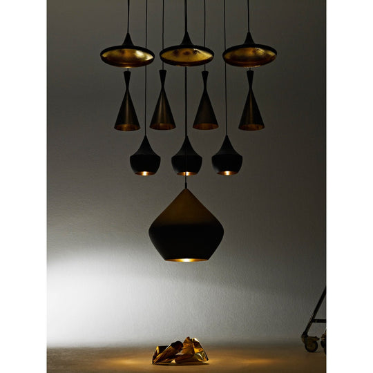 Beat Light Wide Pendant - Black
