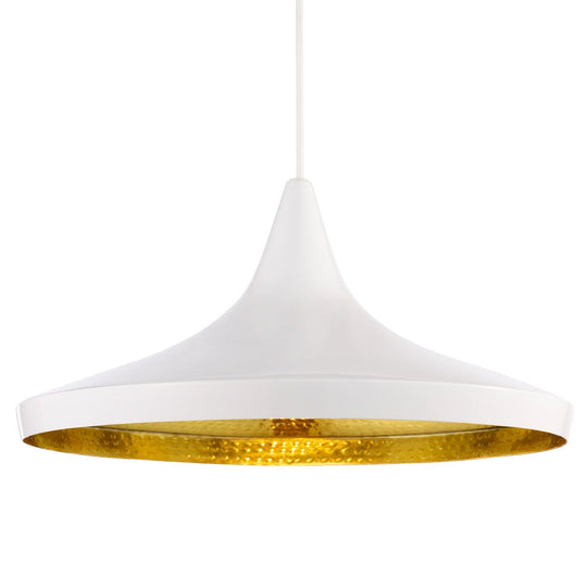Beat Light Wide Pendant - White