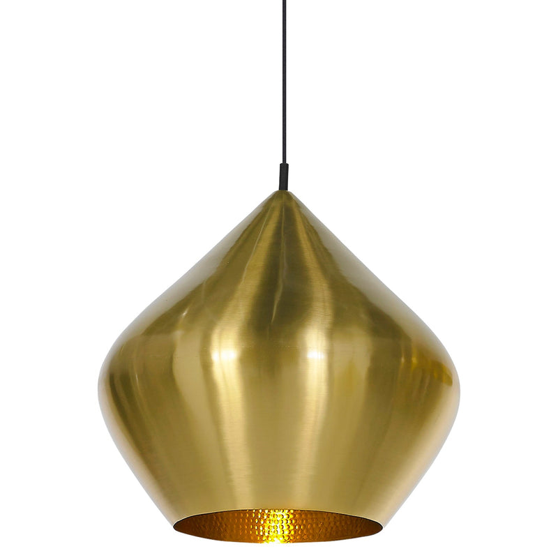 Beat Stout Pendant - Brass