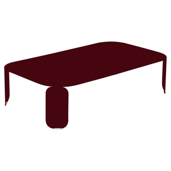 BeBop Low Table 48x28" 11"H - Fermob - Tables + Desks - Black Cherry - HORNE