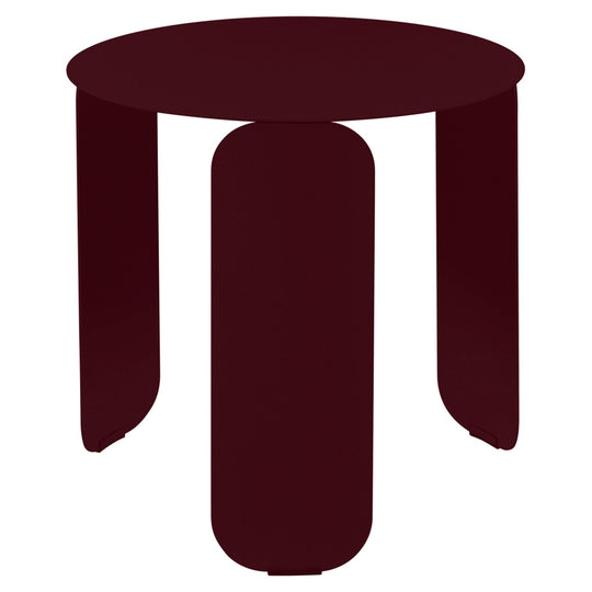 BeBop Low Table Ø18" - Fermob - Tables + Desks - Black Cherry - HORNE
