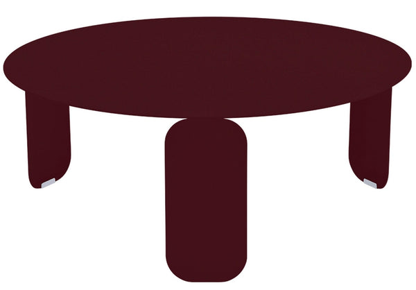 BeBop Low Table Ø31" - Fermob - Tables + Desks - Black Cherry - HORNE
