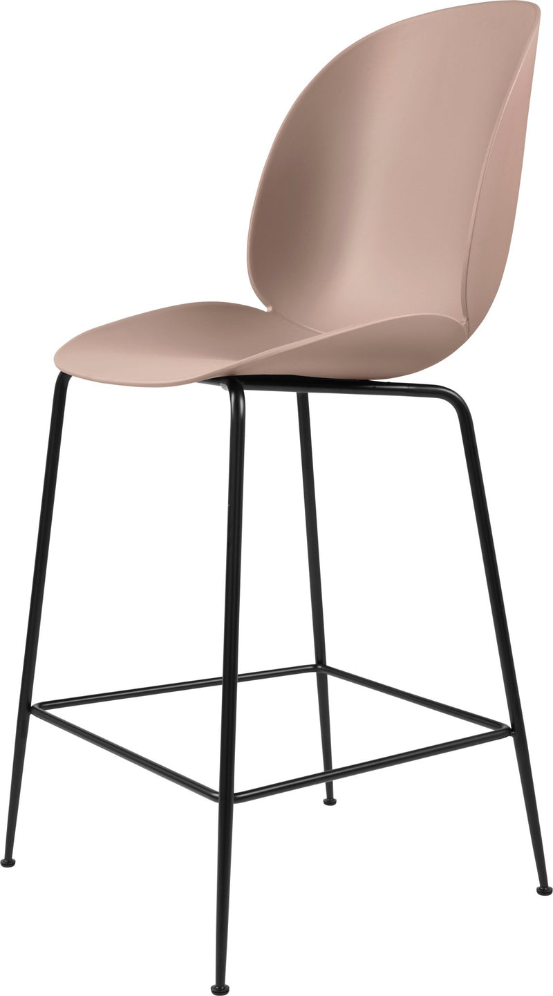 Beetle Counter Chair Un - Upholstered - Matte Black - Gubi - Stools + Benches + Ottomans - Black - HORNE