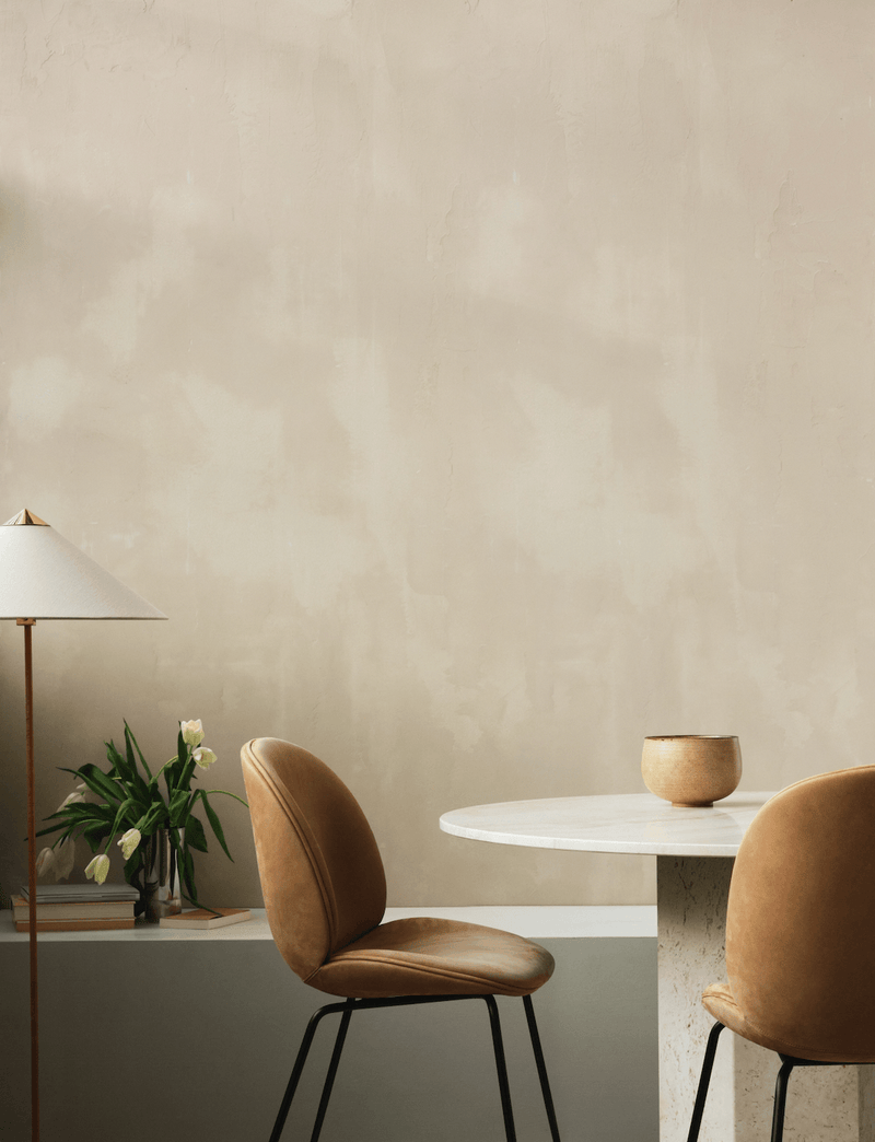 Beetle Dining Chair - Fully Upholstered - Gubi - Chairs - Matte Black - Canvas 2 - 0674 - HORNE