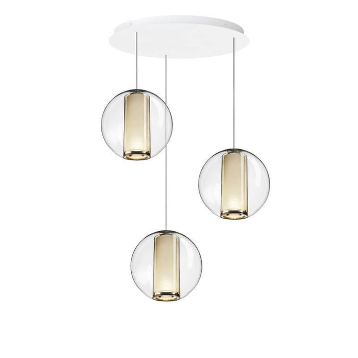 Bel Occhio Chandelier - Pablo Designs - Pendants - 3 White Belo Occhio 16's - HORNE
