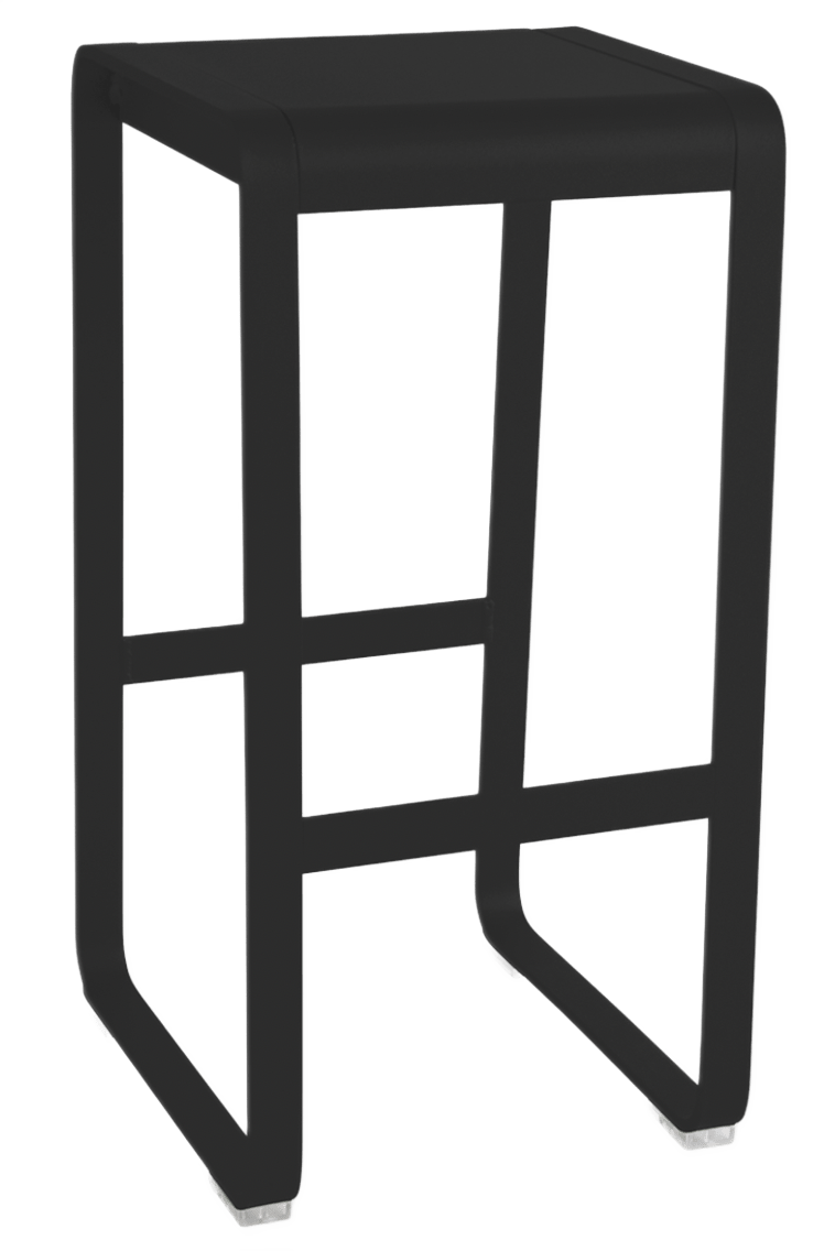 Bellevie High Stool without Backrest - Fermob - Outdoor Furniture - Black Cherry - HORNE