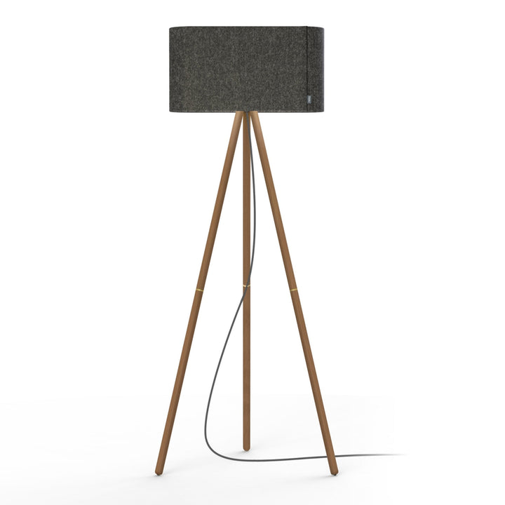 Belmont Floor Lamp - Pablo Designs - Floor Lamps - Charcoal - Walnut - HORNE