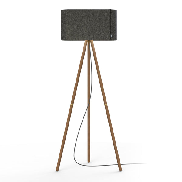 Belmont Floor Lamp - Pablo Designs - Floor Lamps - Charcoal - Walnut - HORNE