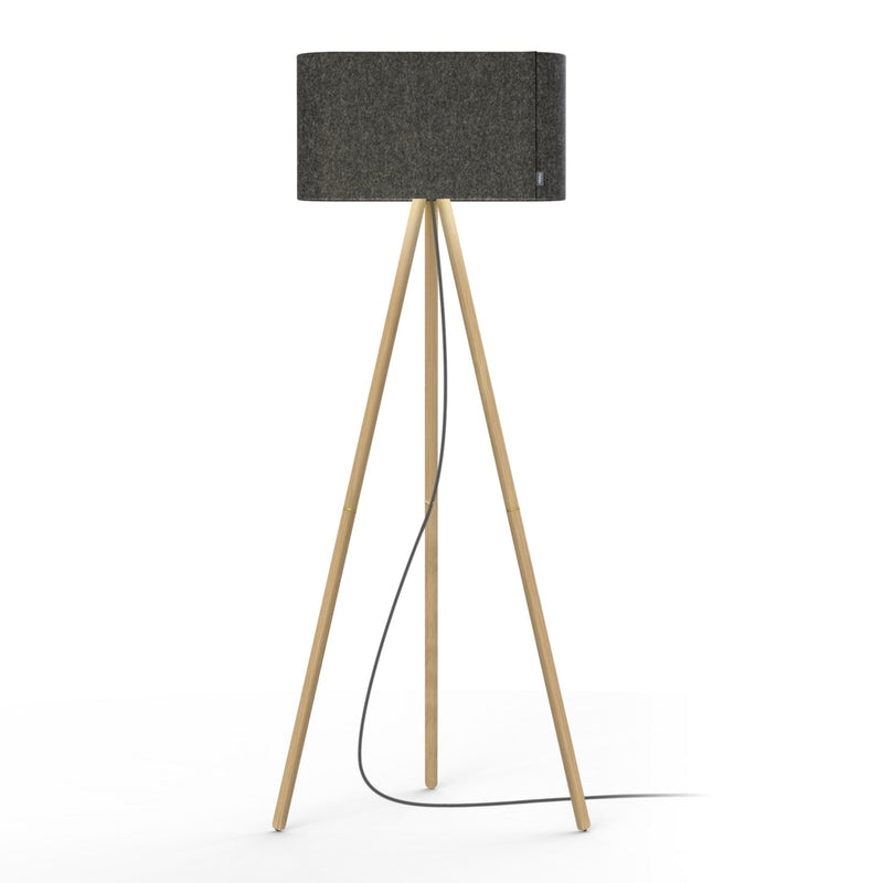 Belmont Floor Lamp - Pablo Designs - Floor Lamps - Charcoal - Oak - HORNE
