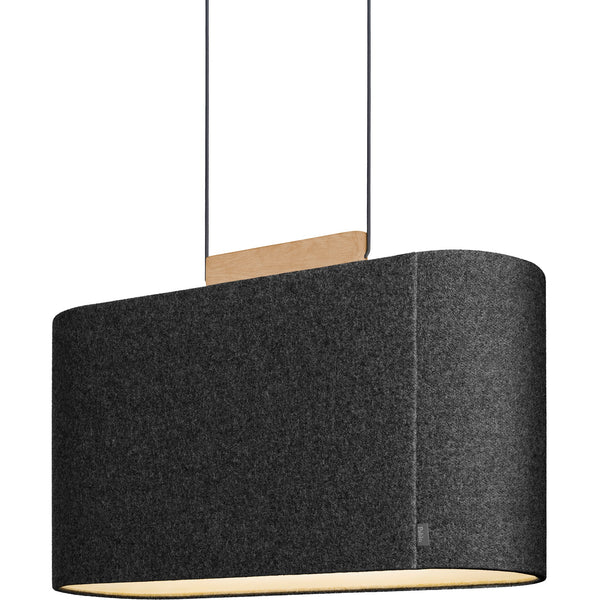 Belmont Pendant - Pablo Designs - Pendants - 22" Shade - Charcoal - HORNE