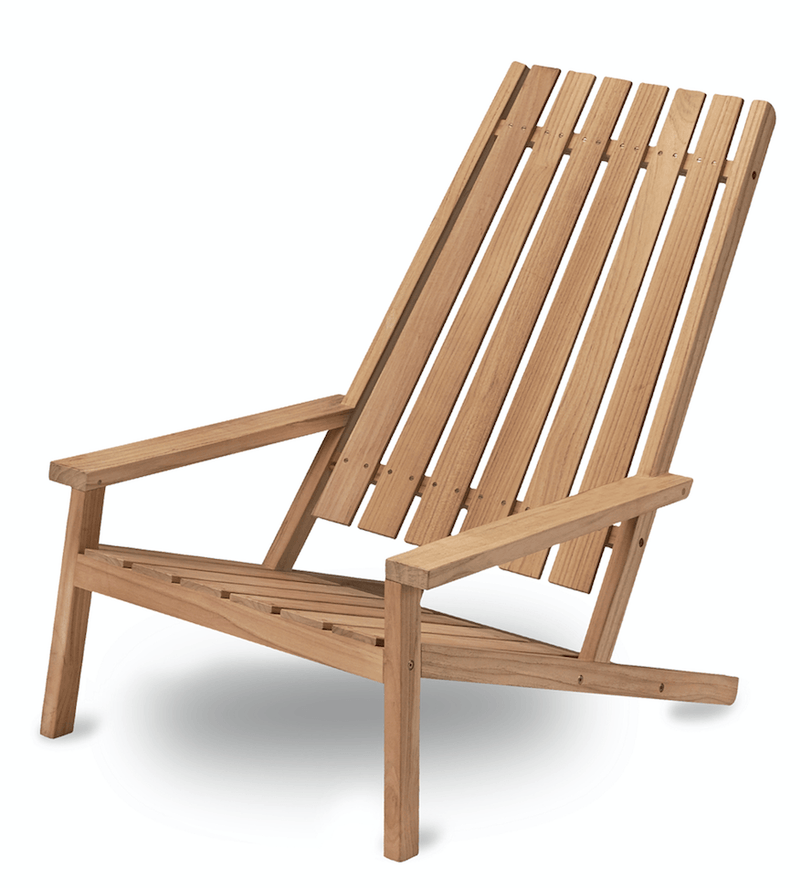 Between Lines Deck Chair & Foot Stool - Skagerak by Fritz Hansen - Outdoor Furniture - Chair Only - HORNE