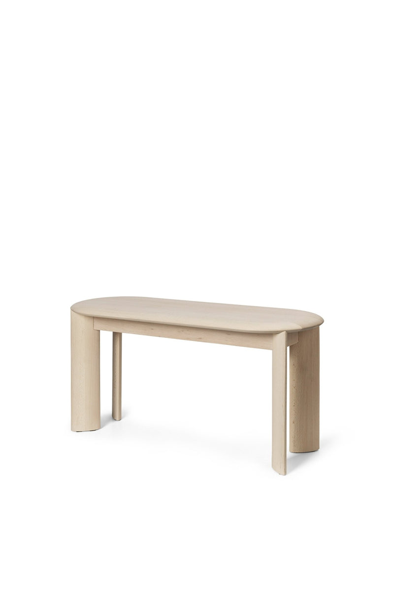 Bevel Bench - Ferm Living - Stools + Benches + Ottomans - White Oiled Oak - HORNE