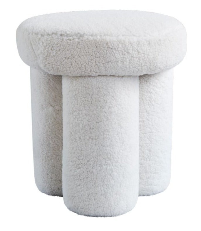 Big Foot Stool - 101Copenhagen - Stools + Benches + Ottomans - Sheepskin - HORNE