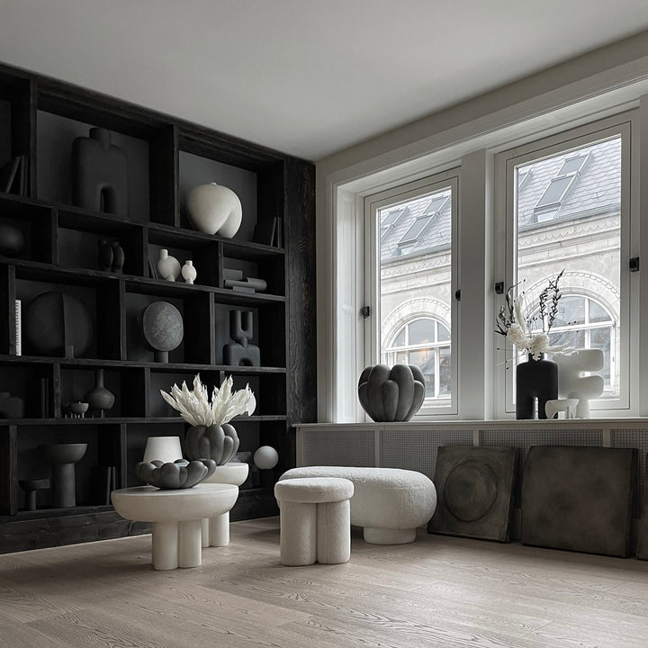 Big Foot Stool - 101Copenhagen - Stools + Benches + Ottomans - Linen - HORNE