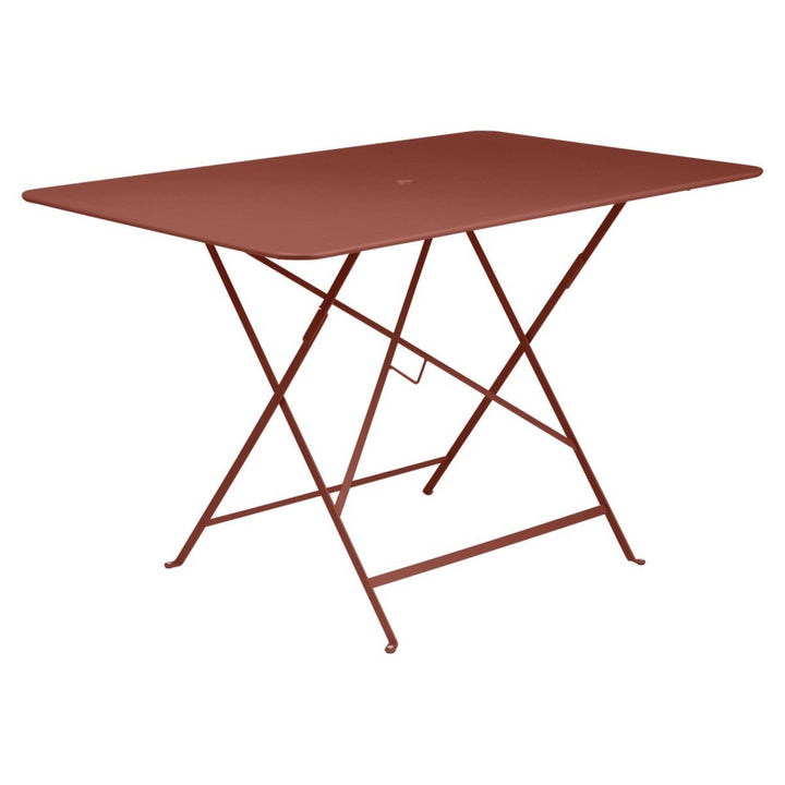 Bistro Rectangular Folding Table - 46" x 30" - Fermob - Outdoor Furniture - Red Ochre - HORNE