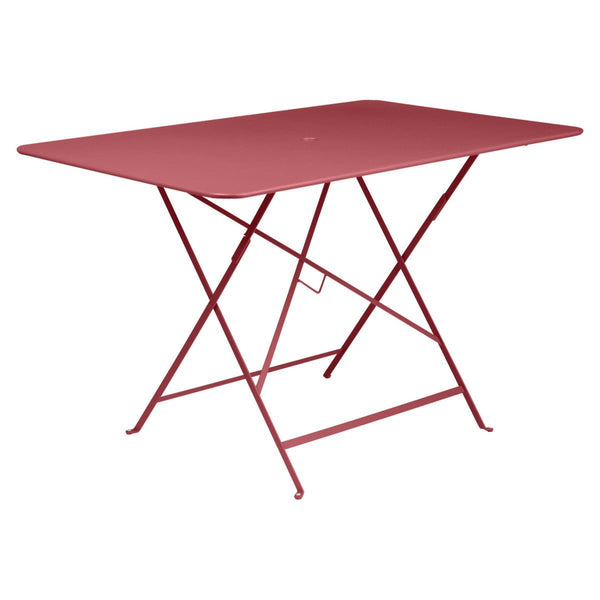 Bistro Rectangular Folding Table - 46" x 30" - Fermob - Outdoor Furniture - Chili Red - HORNE