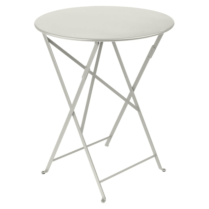 Bistro Round Folding Table - 24" - Fermob - Outdoor Furniture - Clay Grey - HORNE
