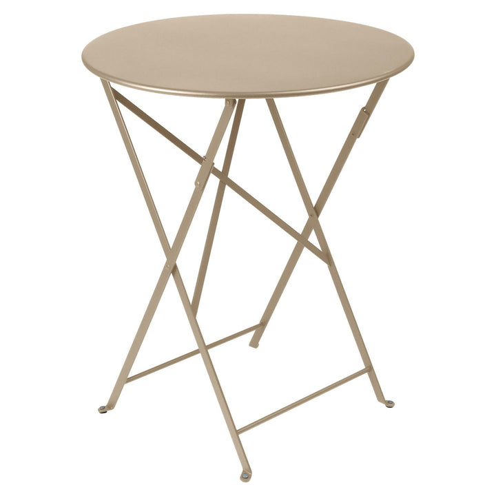 Bistro Round Folding Table - 24" - Fermob - Outdoor Furniture - Nutmeg - HORNE