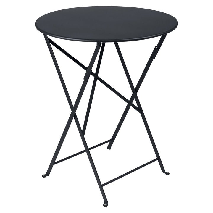 Bistro Round Folding Table - 24" - Fermob - Outdoor Furniture - Anthracite - HORNE