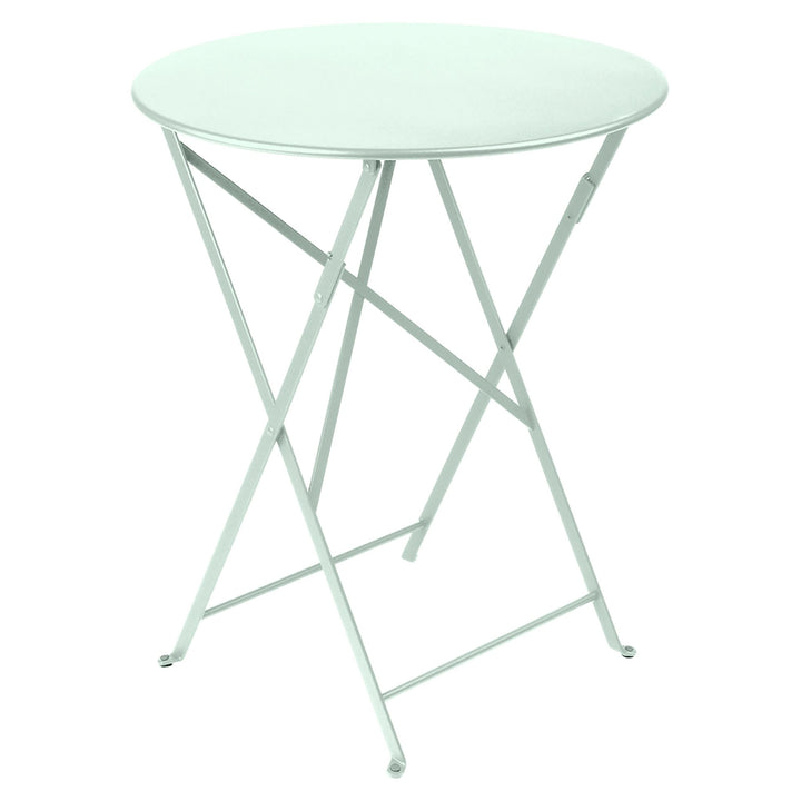 Bistro Round Folding Table - 24" - Fermob - Outdoor Furniture - Ice Mint - HORNE