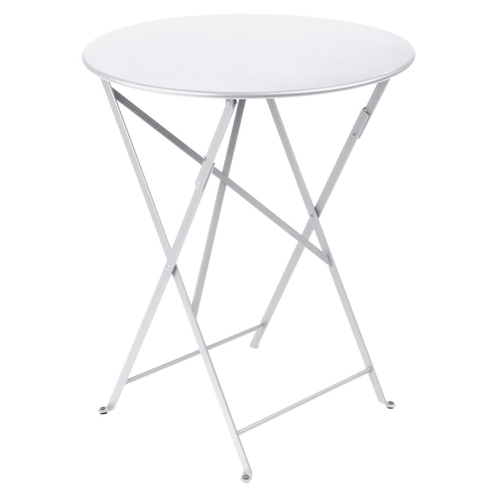Bistro Round Folding Table - 24" - Fermob - Outdoor Furniture - Cotton White - HORNE