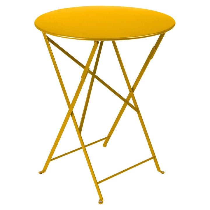 Bistro Round Folding Table - 24" - Fermob - Outdoor Furniture - Honey Textured - HORNE