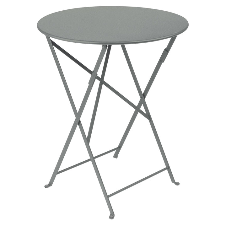 Bistro Round Folding Table - 24" - Fermob - Outdoor Furniture - Lapilli Grey - HORNE