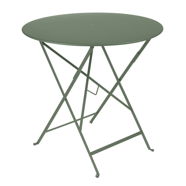 Bistro Round Folding Table - 30" w/Umbrella Hole - Fermob - Outdoor Furniture - Cactus - HORNE