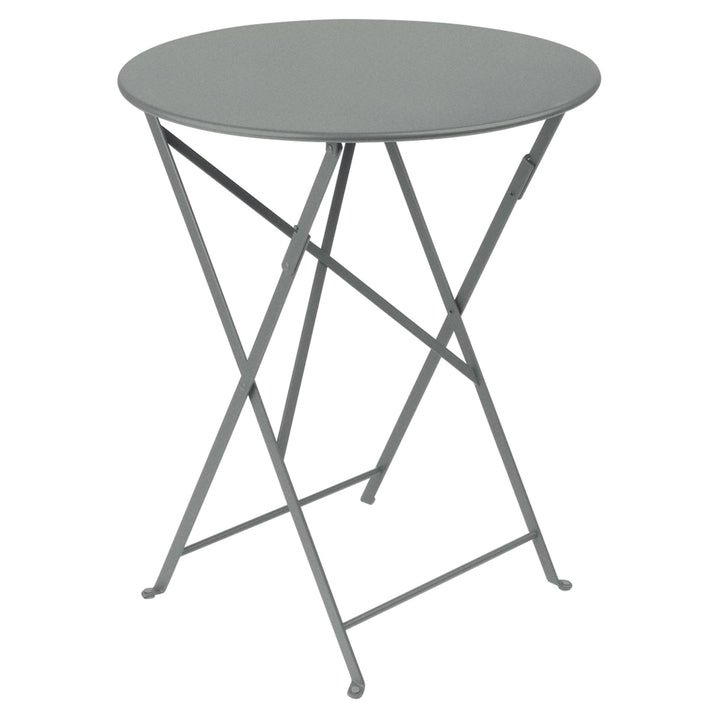Bistro+ Round Table - 24" - Fermob - Outdoor Furniture - Lapilli Grey - HORNE