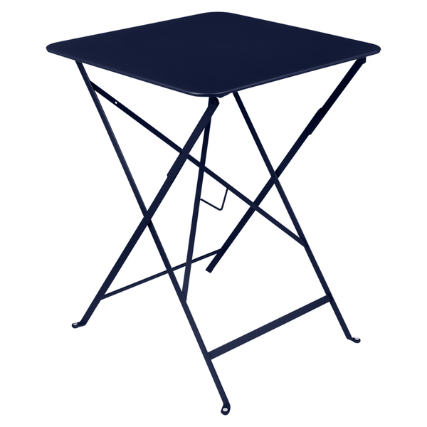 Bistro Square Folding Table - 22" x 22" - Fermob - Outdoor Furniture - Deep Blue - HORNE
