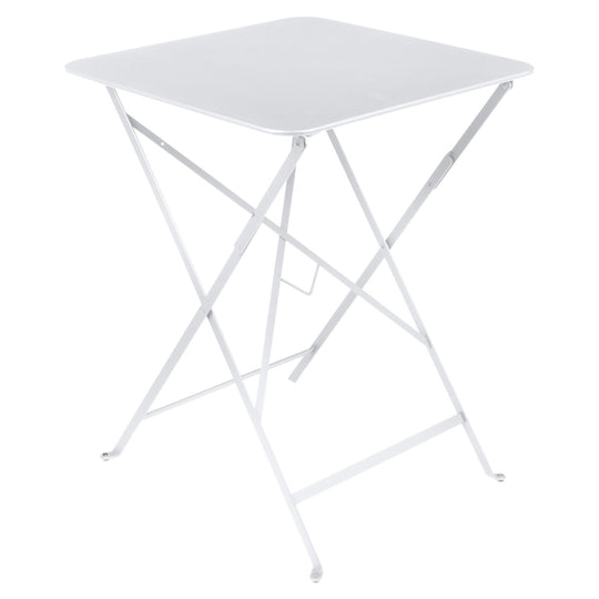 Bistro Square Folding Table - 22" x 22" - Fermob - Outdoor Furniture - Cotton White - HORNE
