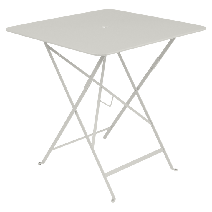 Bistro Square Folding Table - 28" x 28" - Fermob - Outdoor Furniture - Clay Grey - HORNE