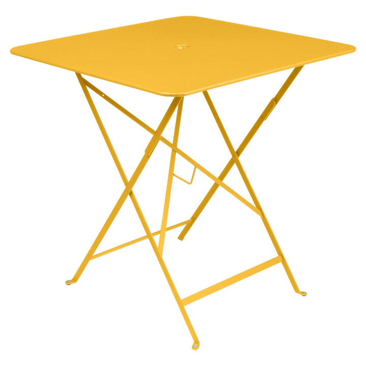 Bistro Square Folding Table - 28" x 28" - Fermob - Outdoor Furniture - Honey Textured - HORNE