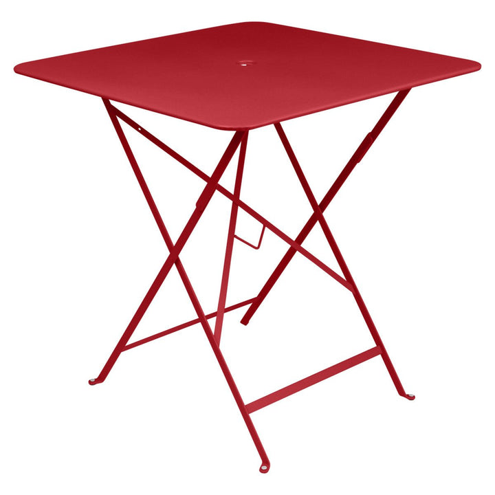 Bistro Square Folding Table - 28" x 28" - Fermob - Outdoor Furniture - Poppy Red - HORNE