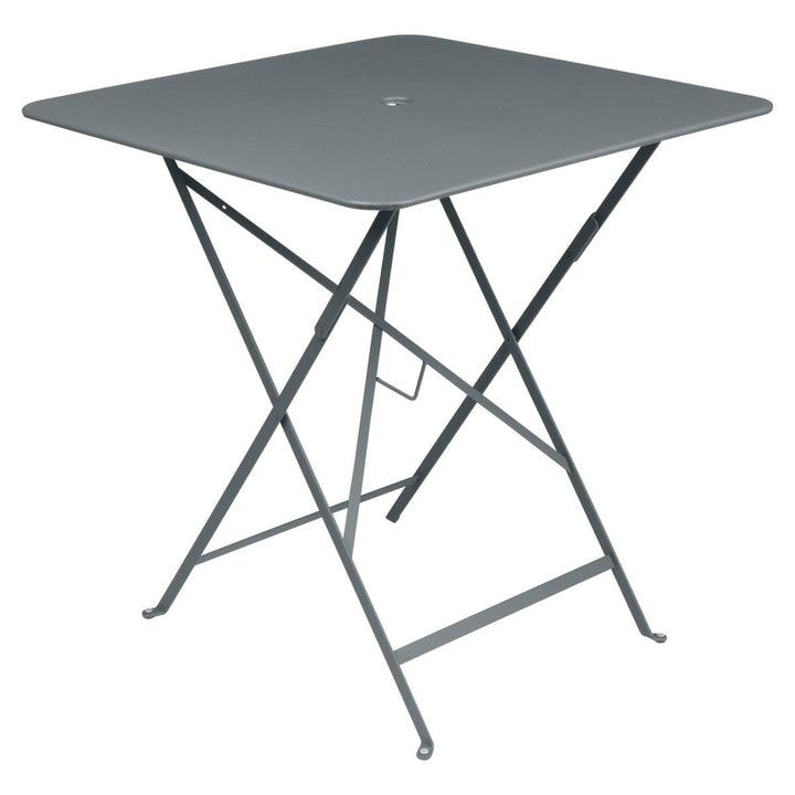 Bistro Square Folding Table - 28" x 28" - Fermob - Outdoor Furniture - Storm Grey - HORNE